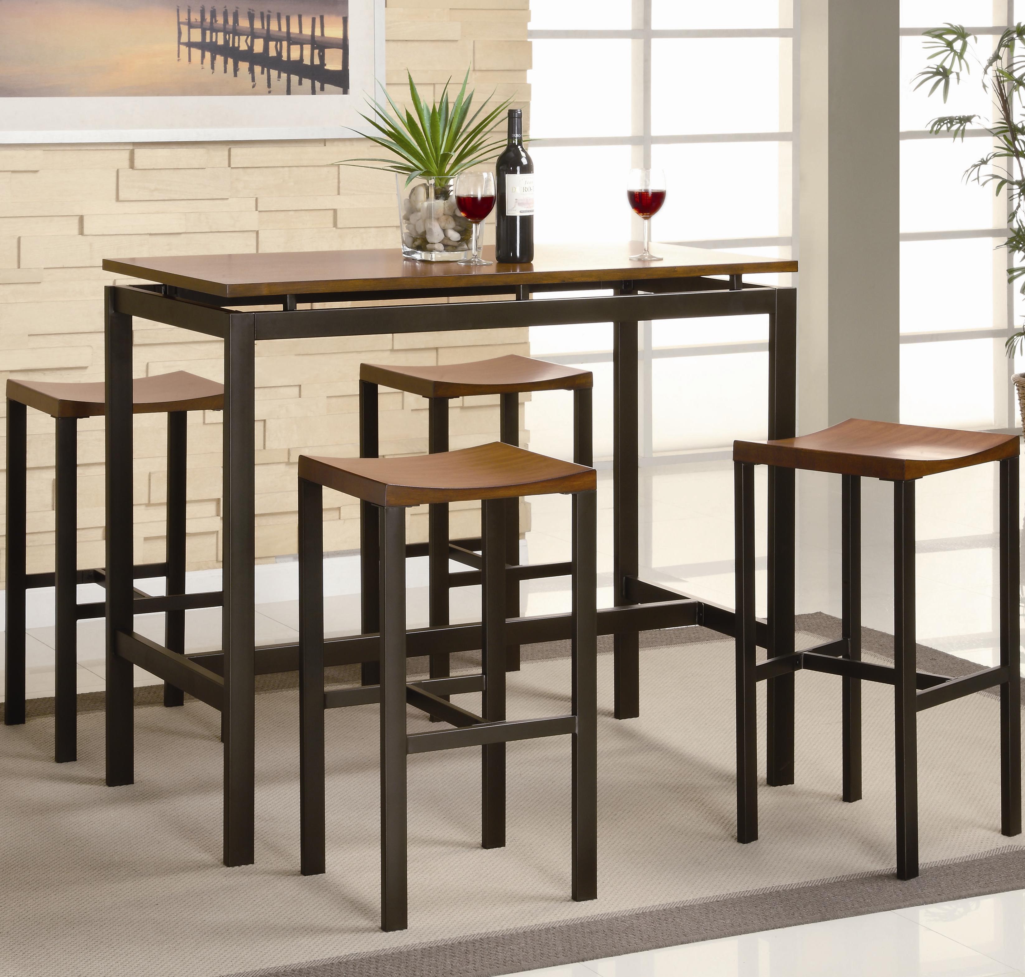 Contemporary bar top height table